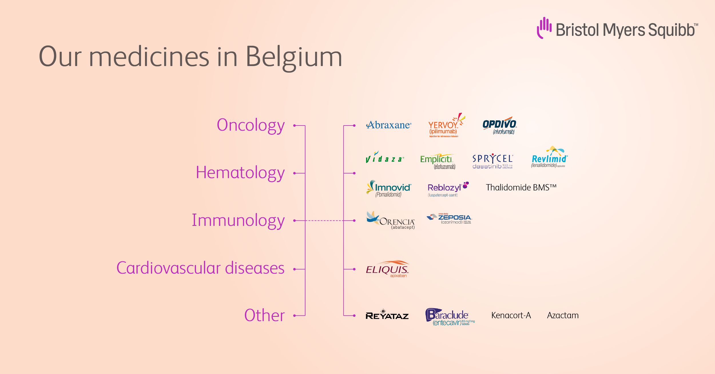 Our medicines in Belgium