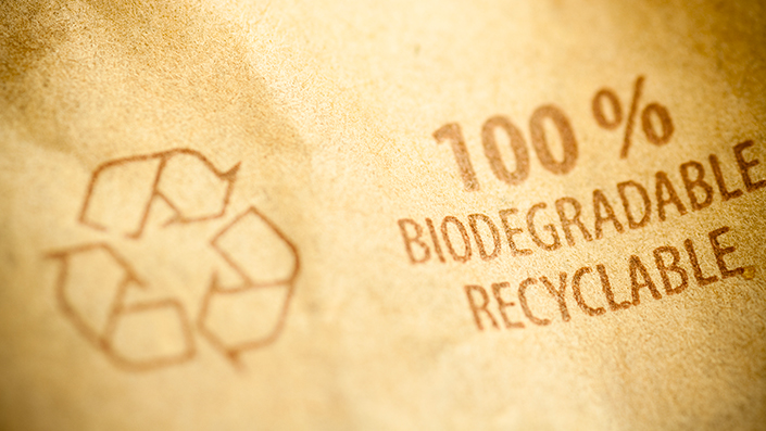 Le nostre pratiche green - Utilizzo di prodotti biodegradabili