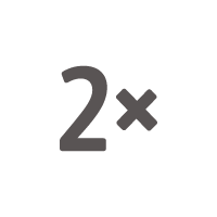 2x