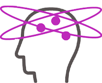 Brain activity icon