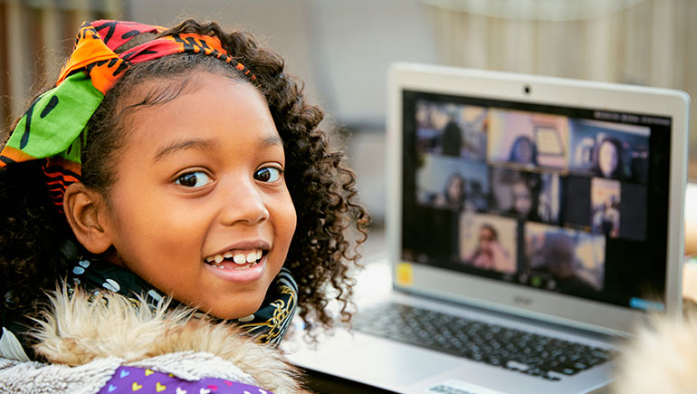 Young girl's access to STEM