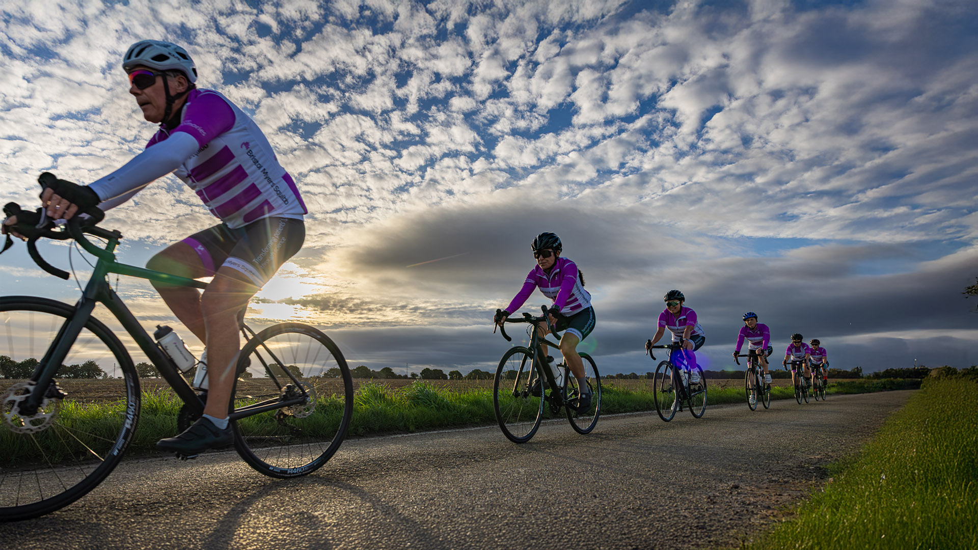 More than 100 riders from the United States and Canada traversed 3,000 miles from Oregon to New Jersey in Coast 2 Coast 4 Cancer.