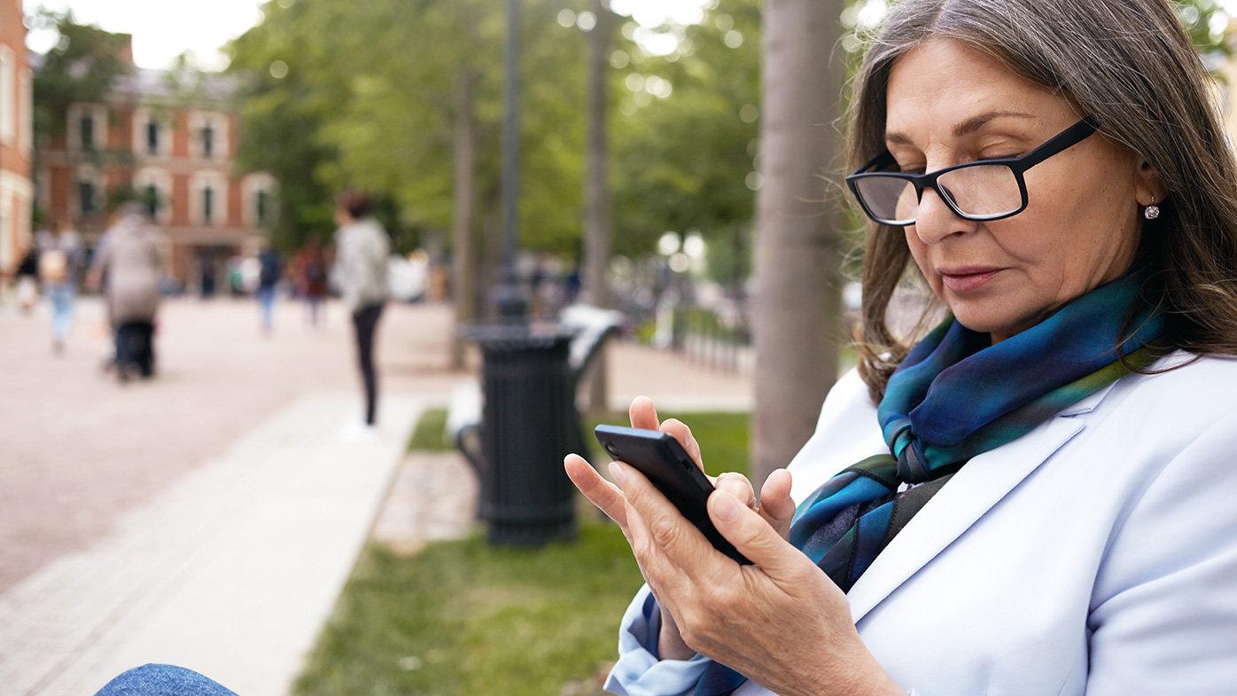 women using modern technology in smartphone