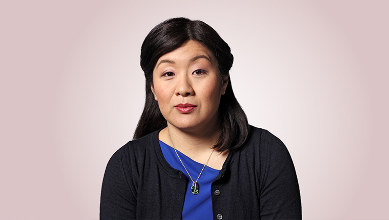 Amy Wu, rappresentante dei diritti dei pazienti e guarita dal cancro alla mammella