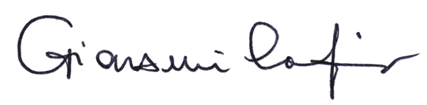 Giovanni Caforio written signature
