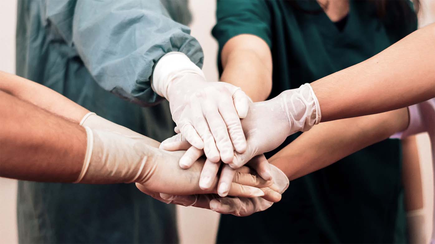 Medical Team handshaking